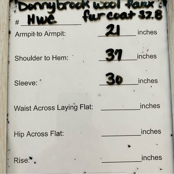 DonnyBrook Vintage Classic Charcoal Gray Faux Fur Button Down Coat Size 8 - Picture 10 of 10
